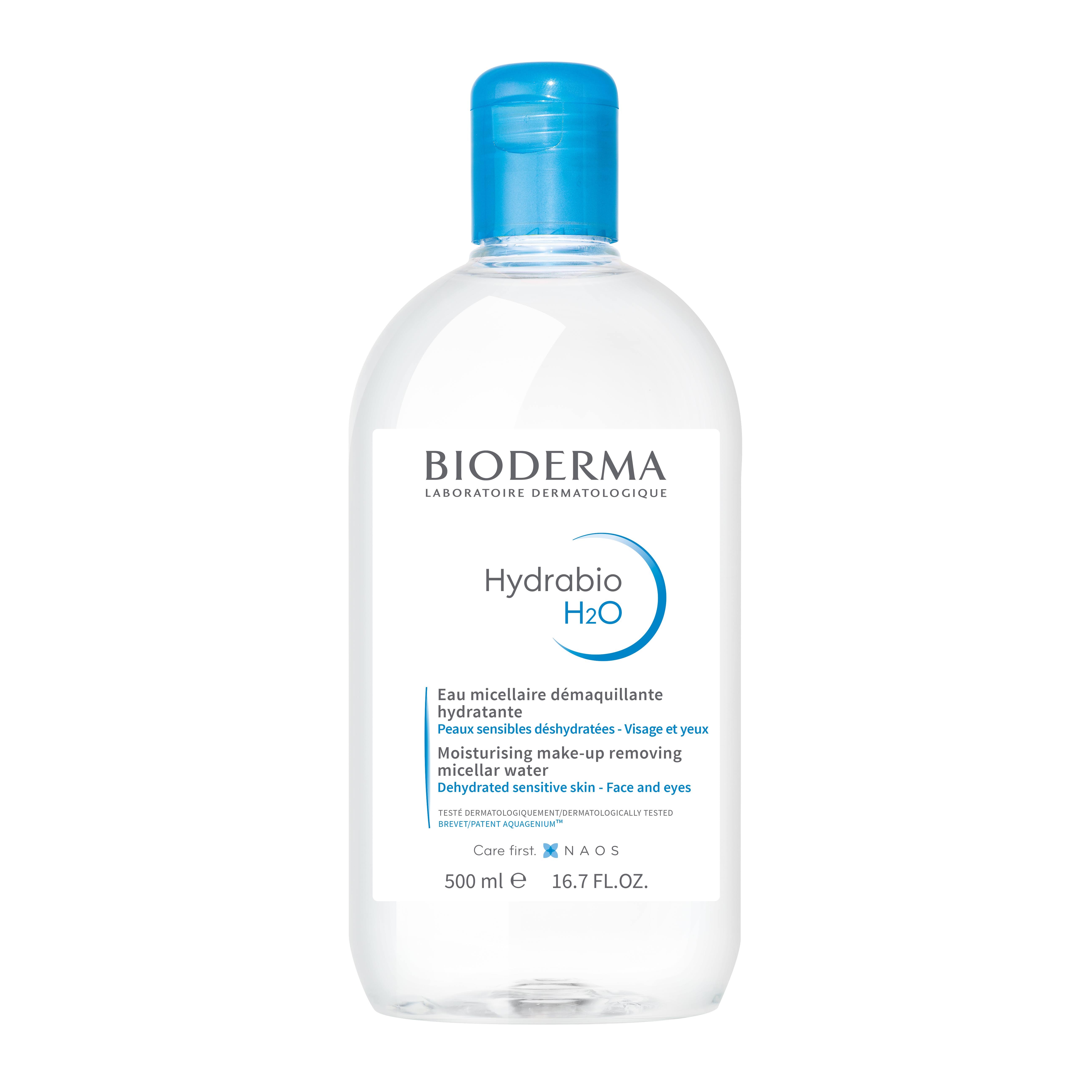 Bioderma Hydrabio H2O Moisturizing Make Up Removing Micelle Solution - 500ml