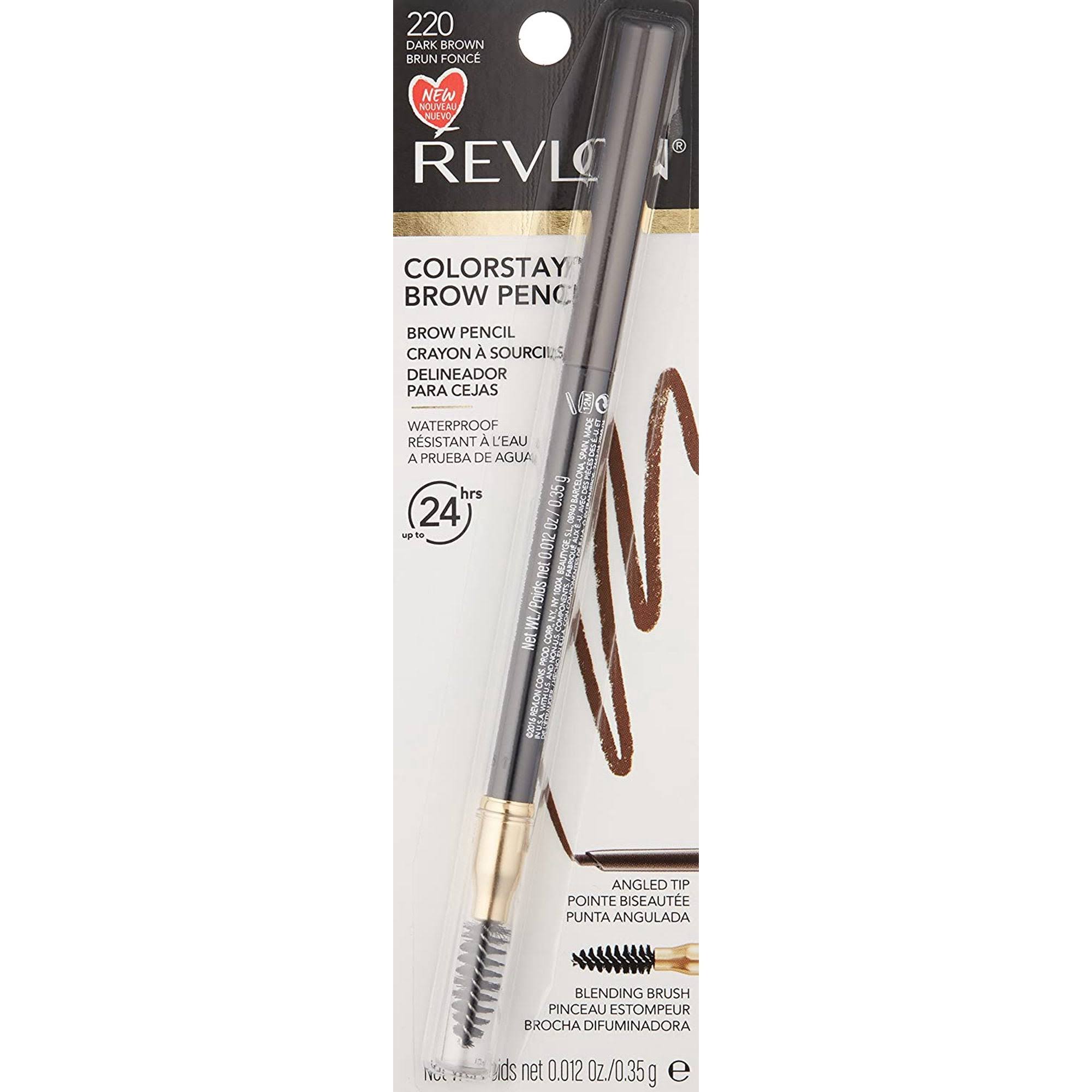 Revlon Colorstay Brow Pencil - 220 Dark Brown