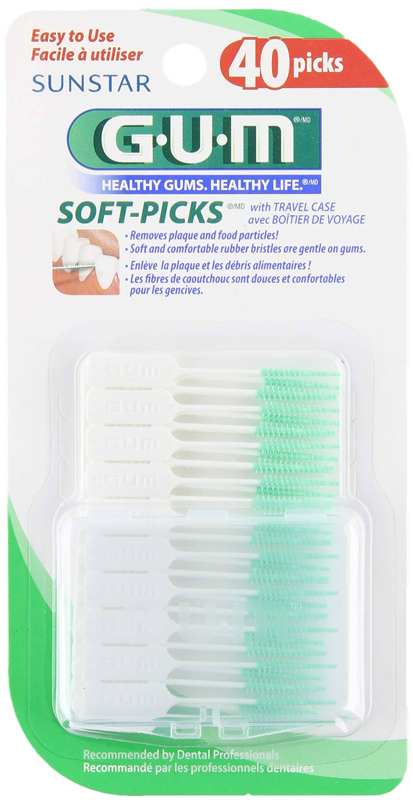 Sunstar Gum Soft Picks - With Fluoride, Regular, 40ct