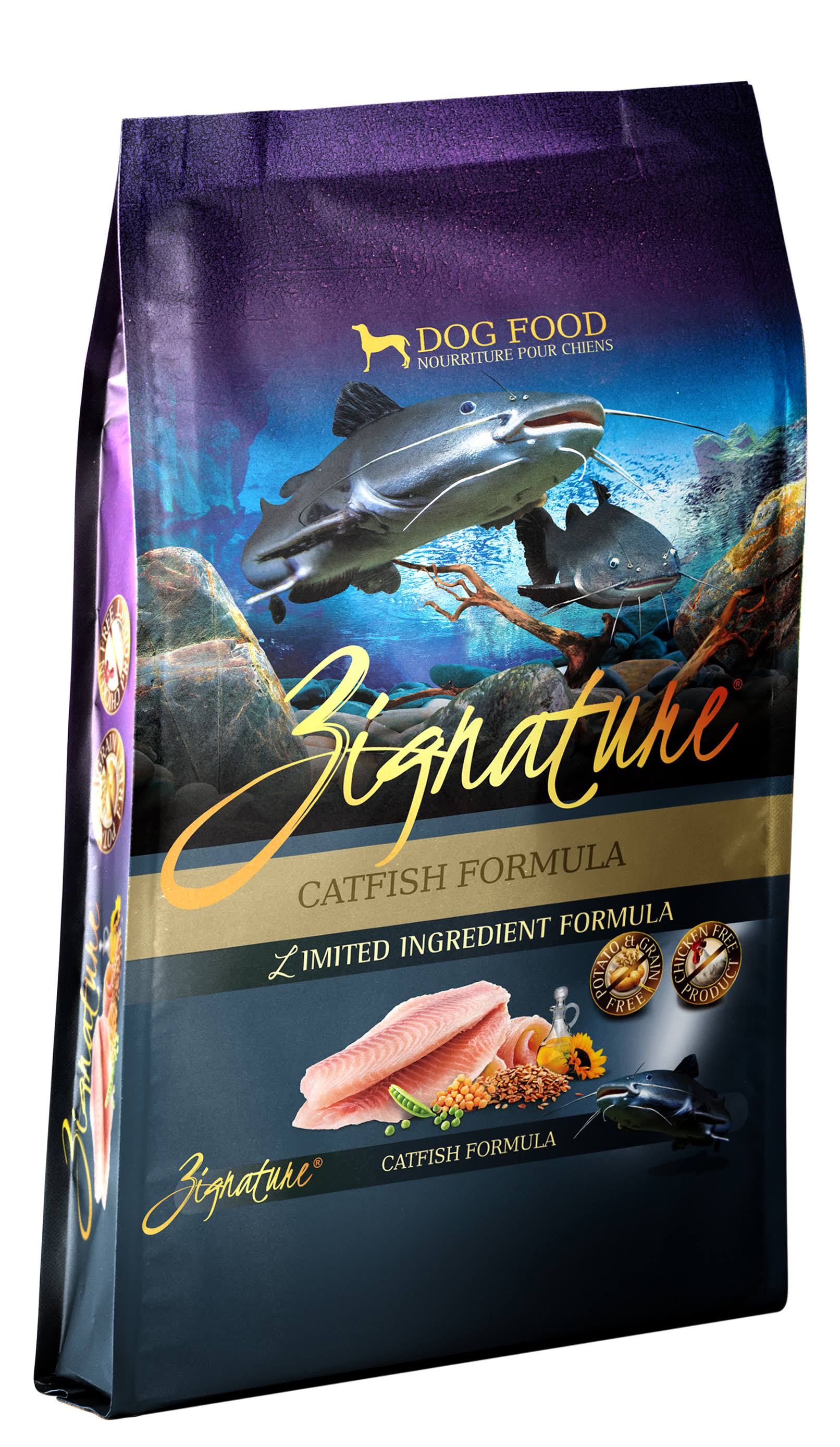 Zignature Catfish Limited Ingredient Formula Grain-Free Dry Dog Food - 13.5lb