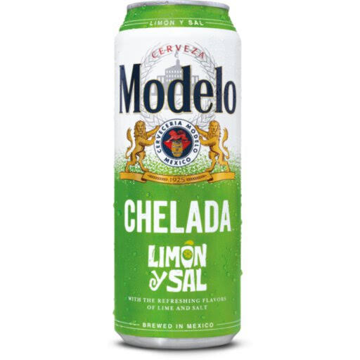 Modelo Cerveza, Chelada Limon Ysal - 12 pack, 12 fl oz cans