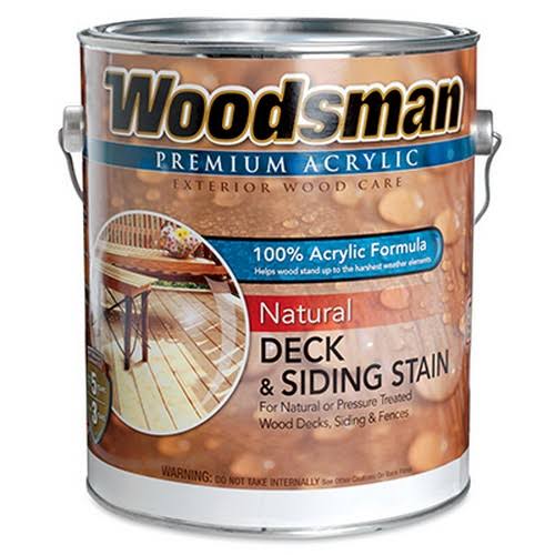 True Value MFG Woodsman Acrylic Deck, Siding & Fence Stain - Natural Redwood, 1gal