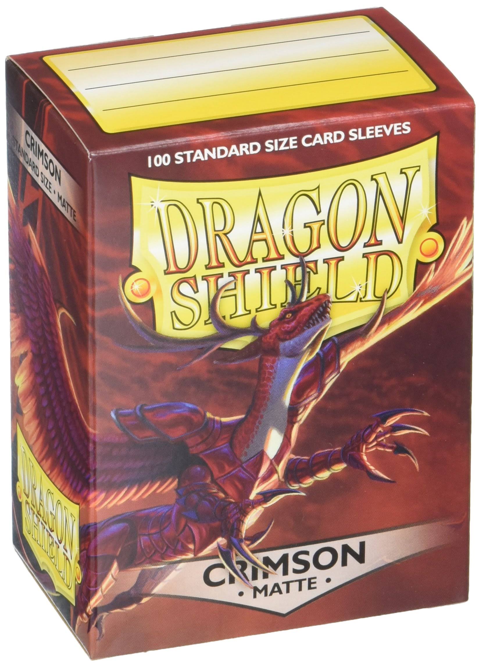 Dragon Shield Matte Crimson Sleeves (100)