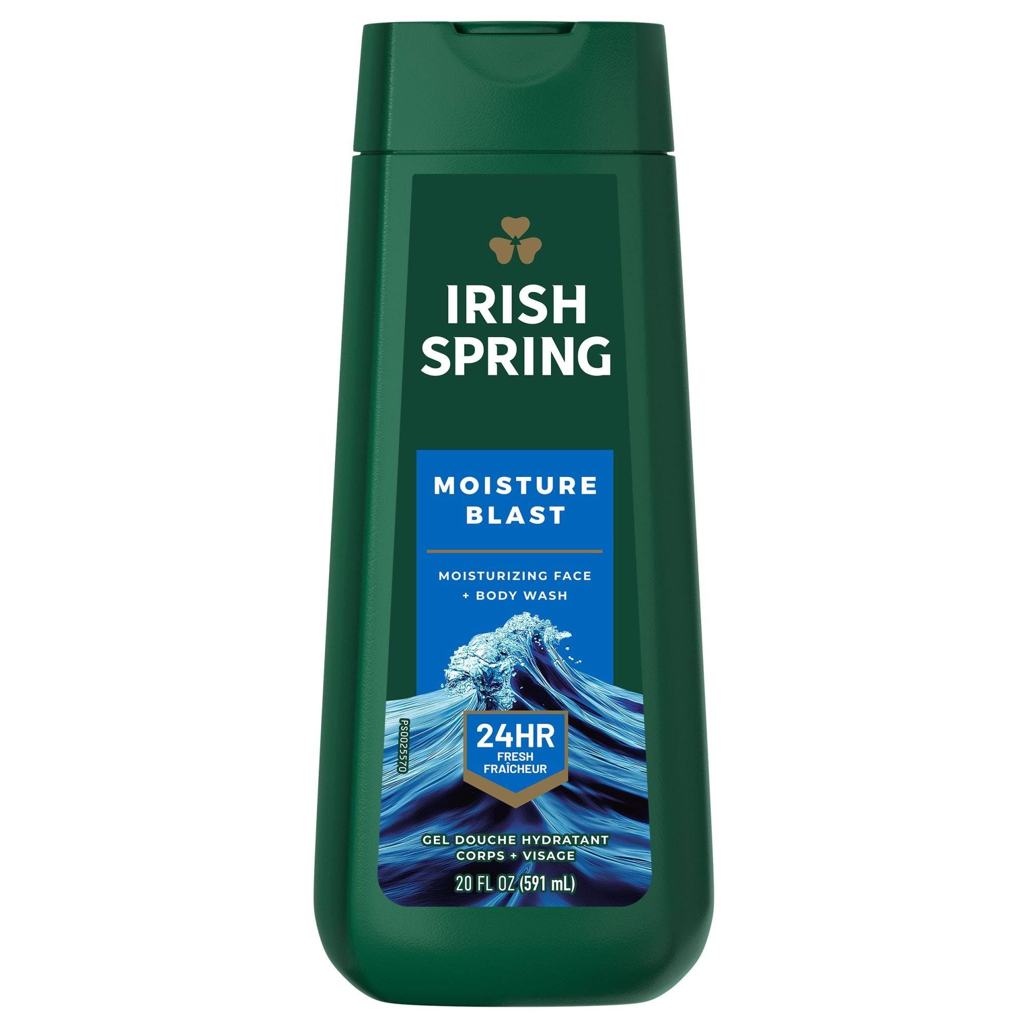 Irish Spring Moisture Blast Body Wash for Men - 20 fl oz