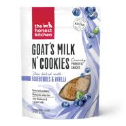 The Honest Kitchen Goat's Milk N' Cookies Blueberry & Vanilla Dog Treats, 8-oz