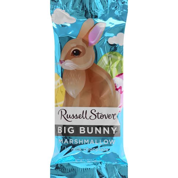 Russell Stover Marshmallow, in Milk Chocolate, Big Bunny - 2 oz
