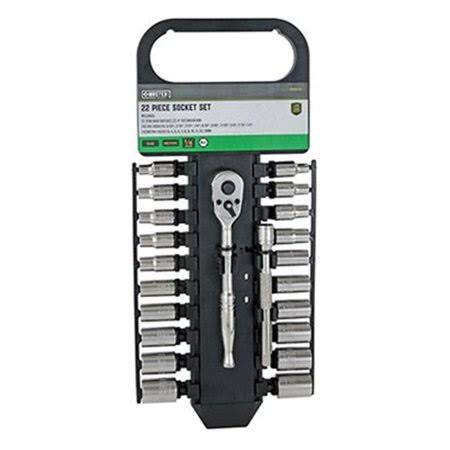 Apex Tool Group 228715 0.25 In. Drive Master Mechanic Socket Set - 22 Piece Apex Tool Group Multicolor