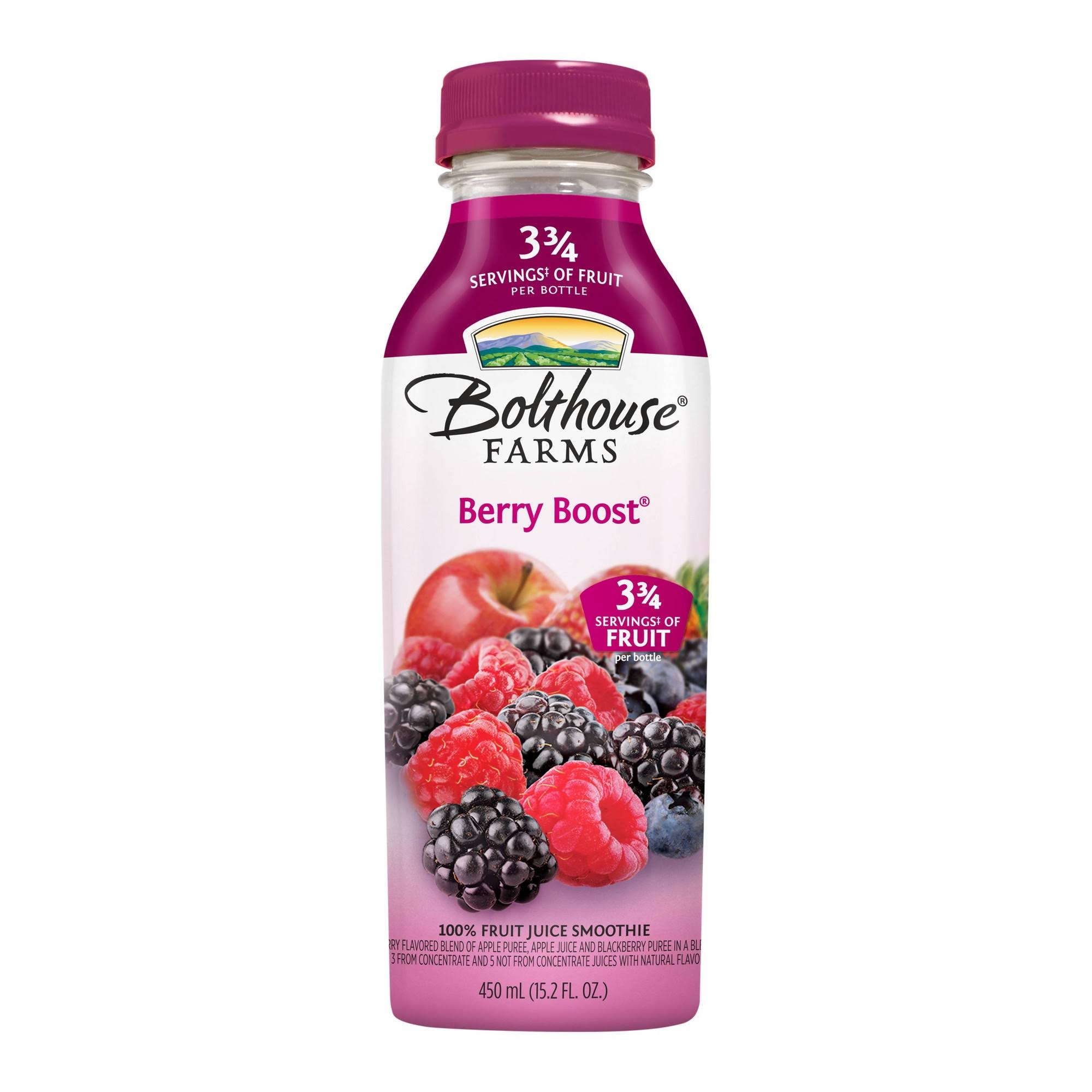 Bolthouse Farms Fruit Juice Smoothie - Berry Boost, 15.2oz