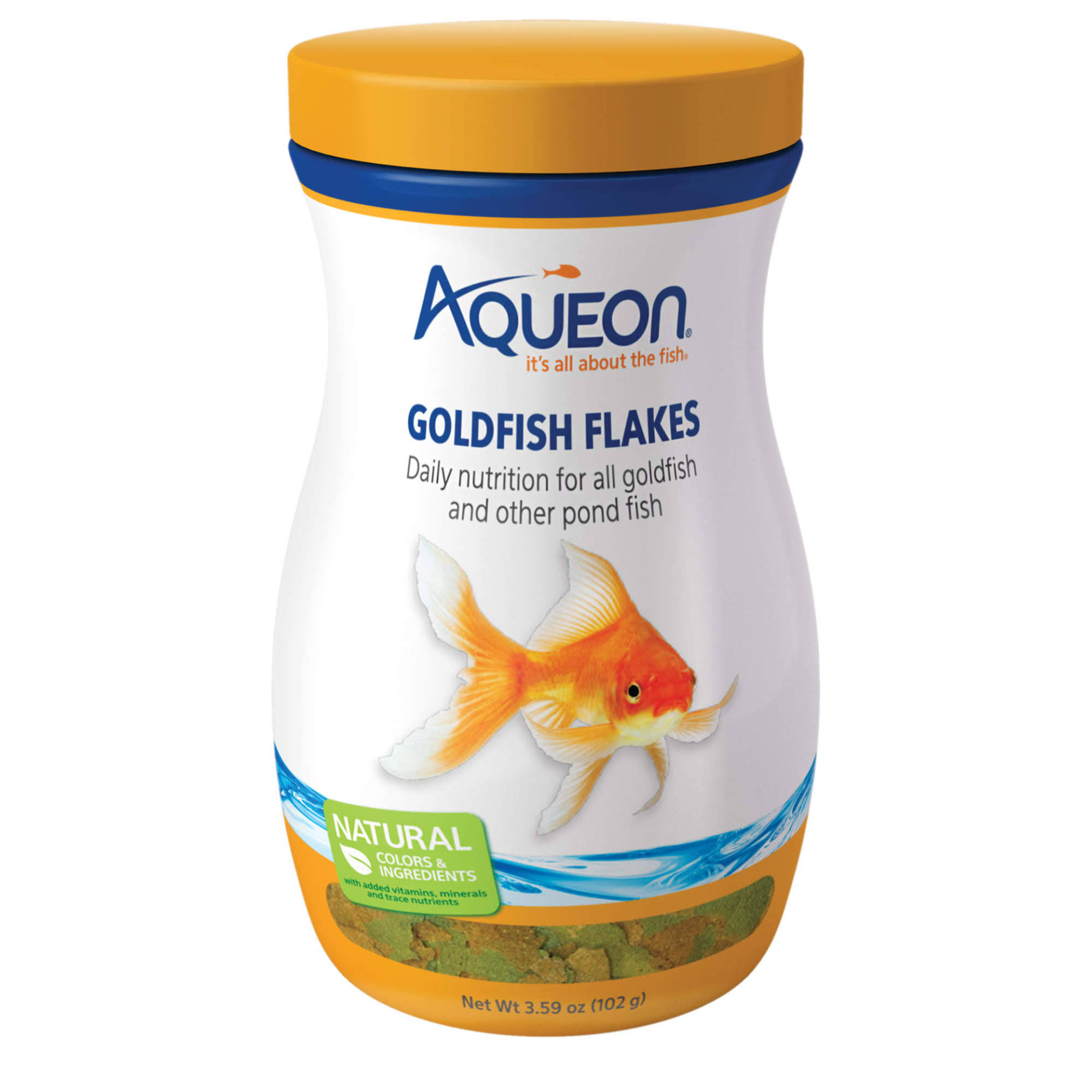 Aqueon Goldfish Food Flakes - 3.59oz