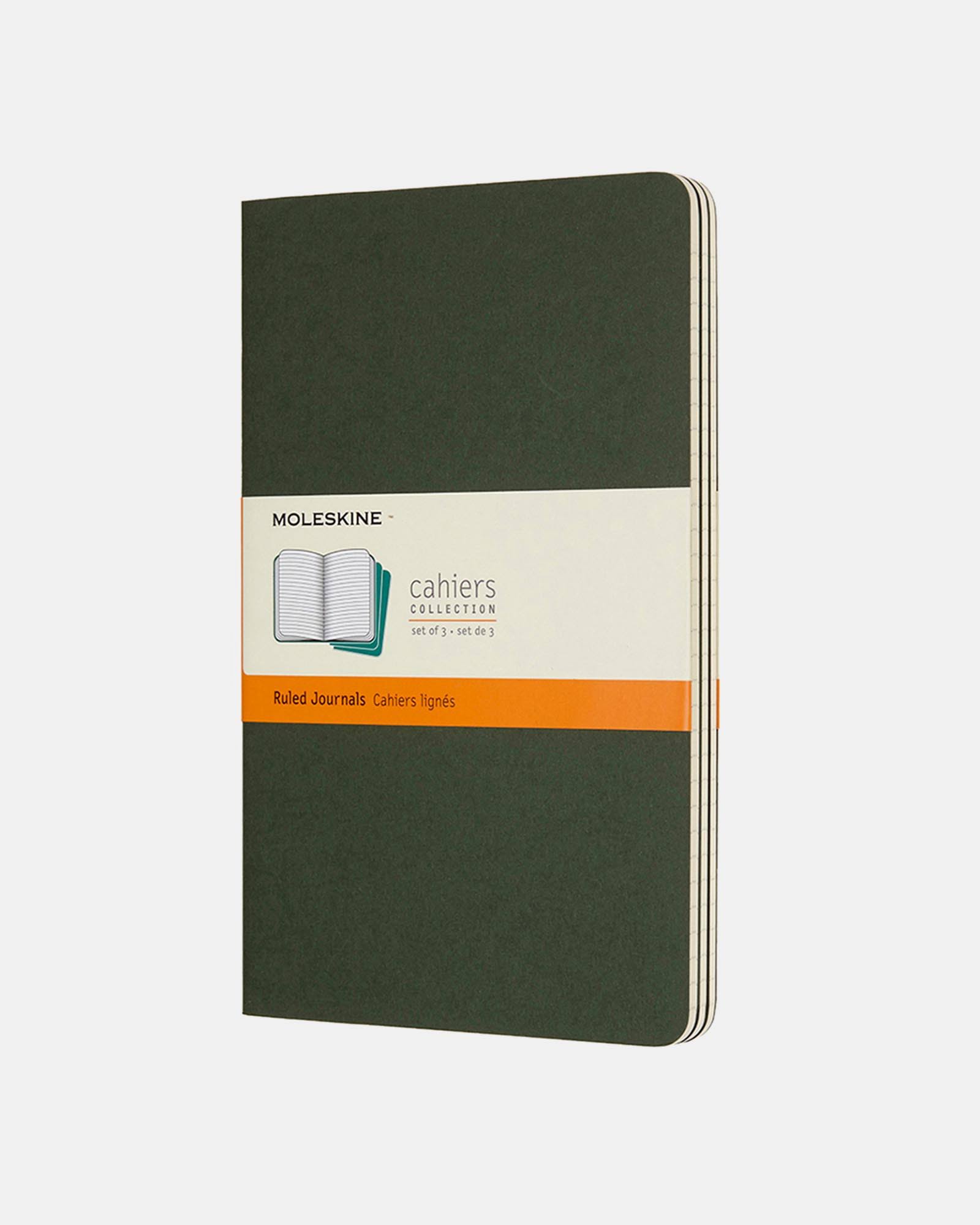 Moleskine Cahier Journal Notebook - Large, Ruled, Myrtle Green