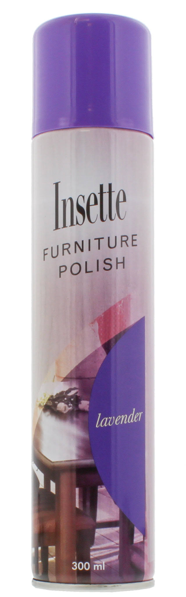 12 x Insette 300ml Furniture Polish Lavender 01/24 11/24 (En;Pt;Se;Pl;Lt)