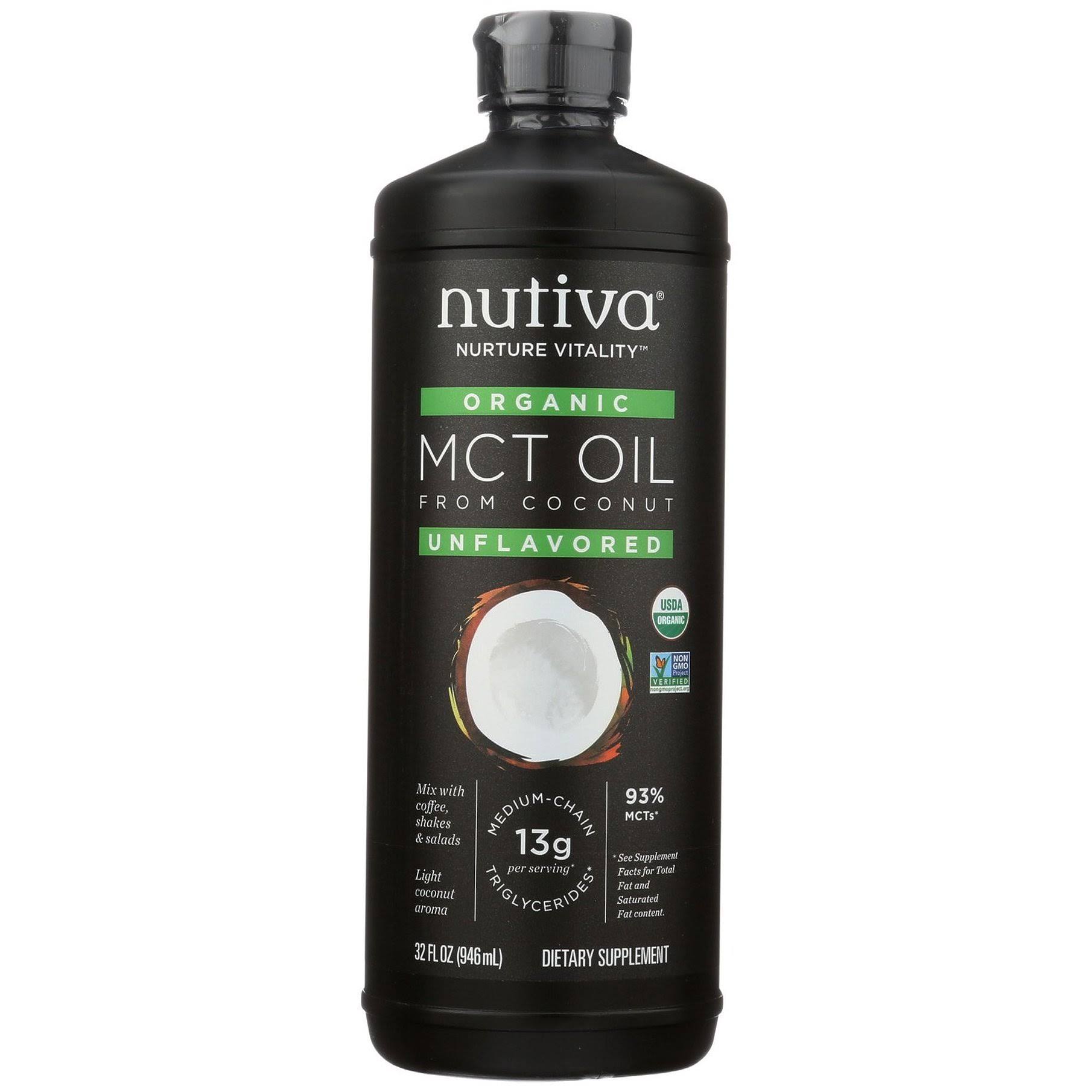 Nutiva, Organic MCT Oil, 32 fl oz (946 ml)