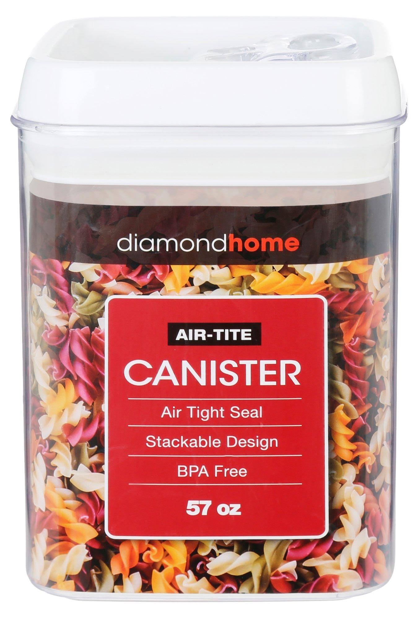 Diamond Home Airtight Food Canister, 1.7 L
