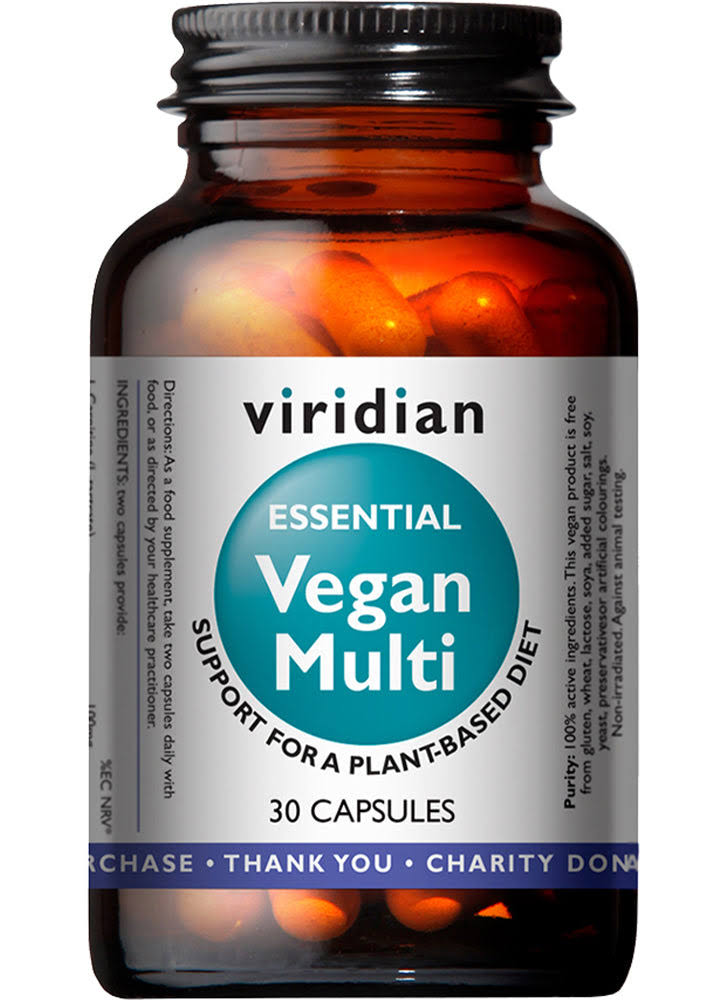 Viridian Vegan Multi Essential 30 capsules
