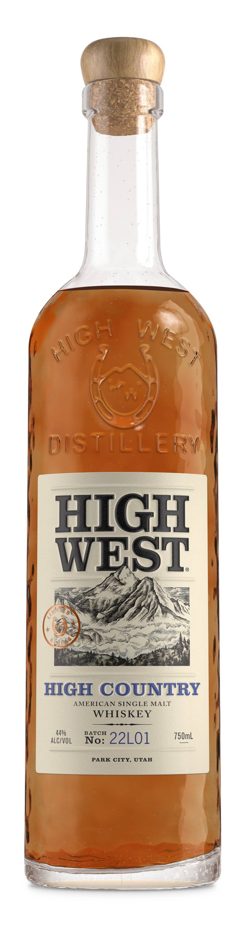 High West High Country American Single Malt Whiskey 750ml