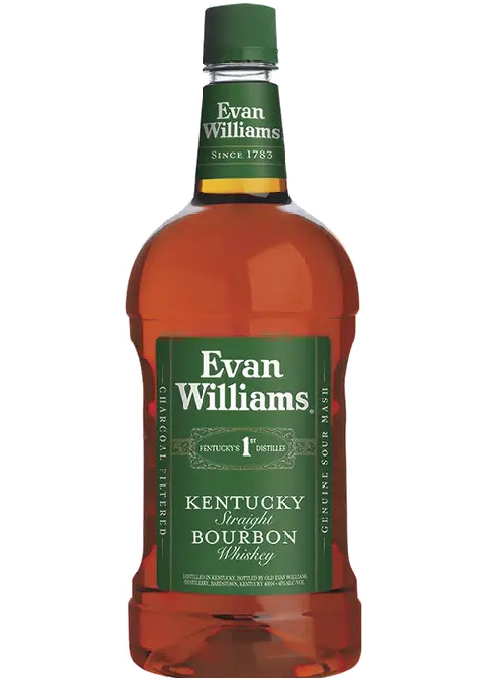 Evan Williams Kentucky Straight Bourbon Whiskey - 1.75 L bottle