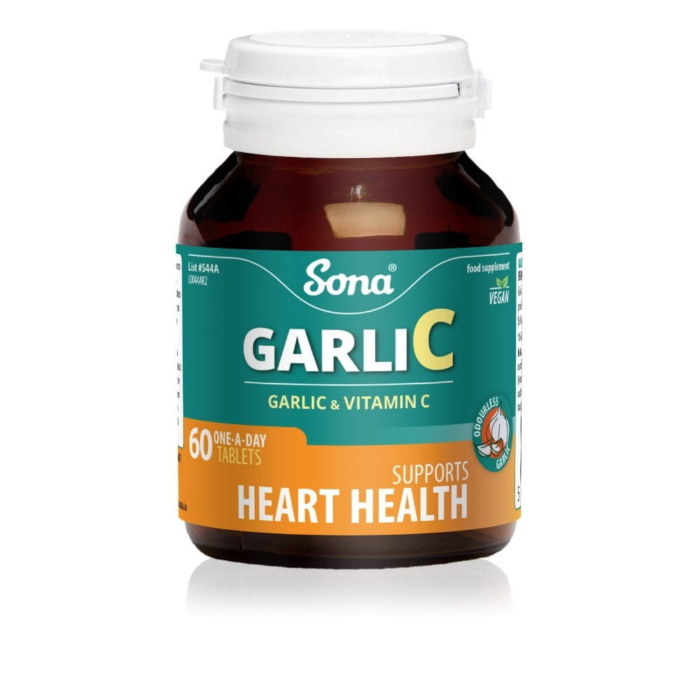 Sona Garlic and Vitamin C 60 Tablets