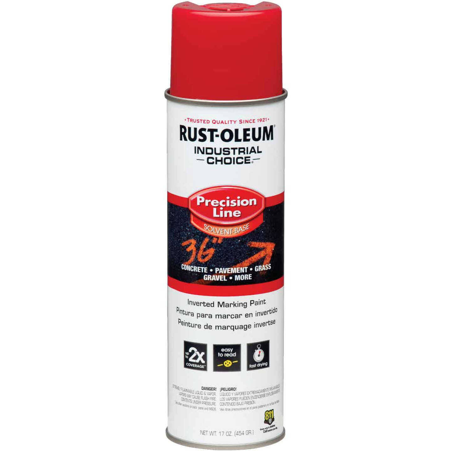 Rust-Oleum 203029V Precision Line Marking Paint,red