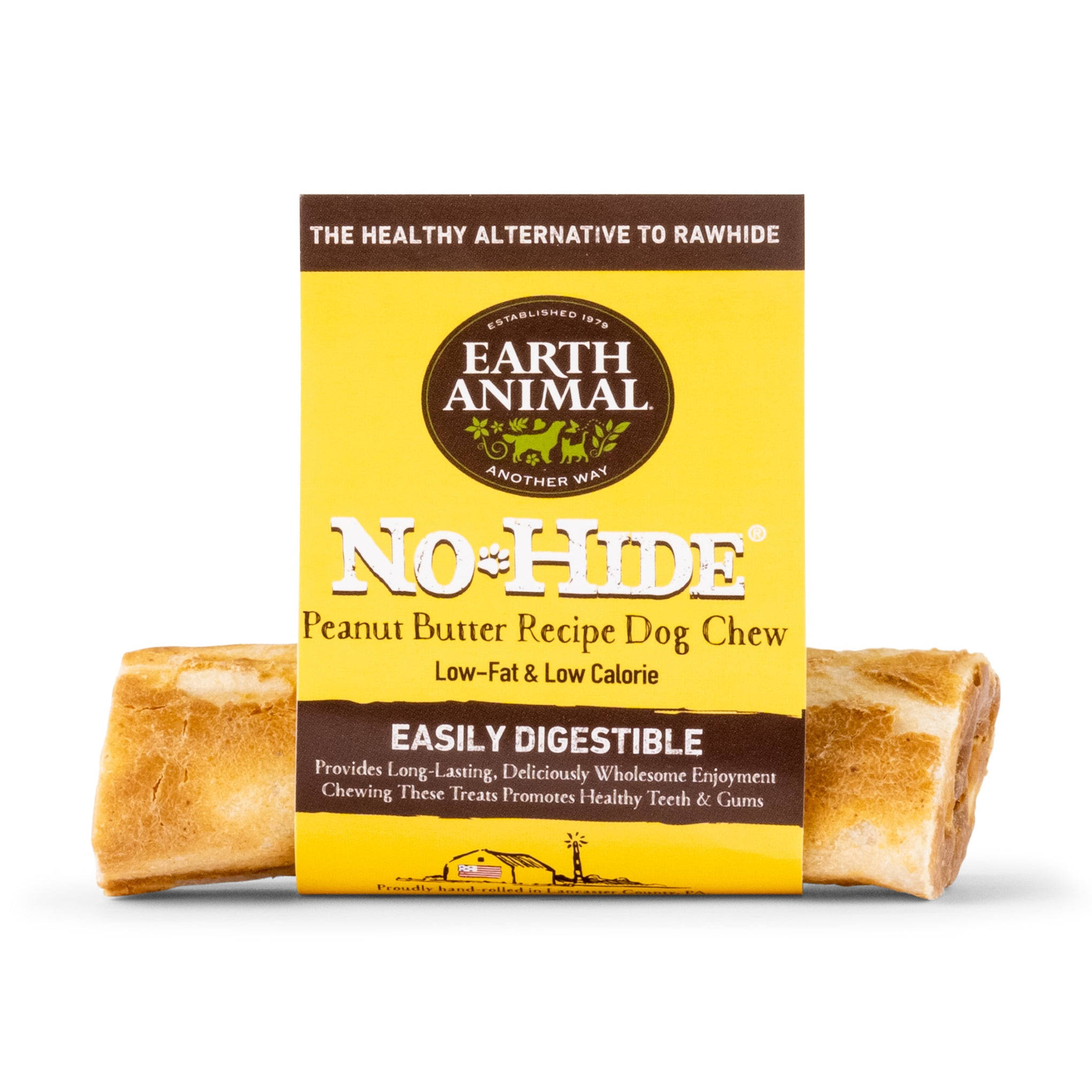 Earth Animal 4 in No-Hide Peanut Butter Chew for Dogs