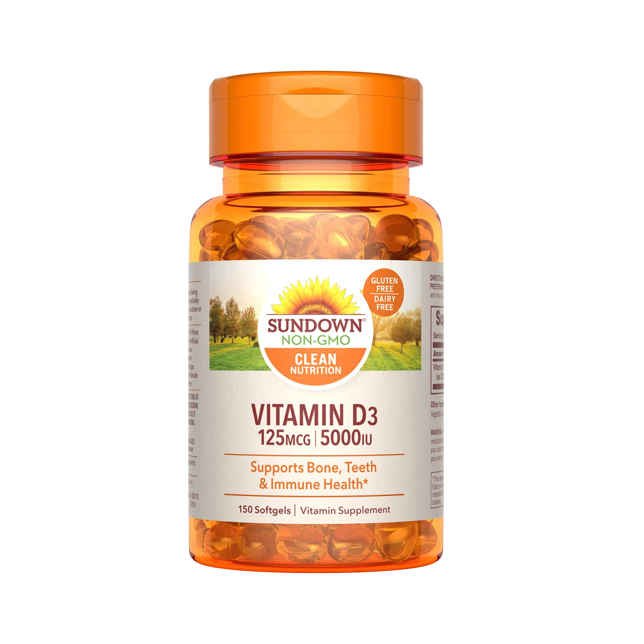 Sundown Naturals Vitamin D3 - 5000 Iu, 150 softgels