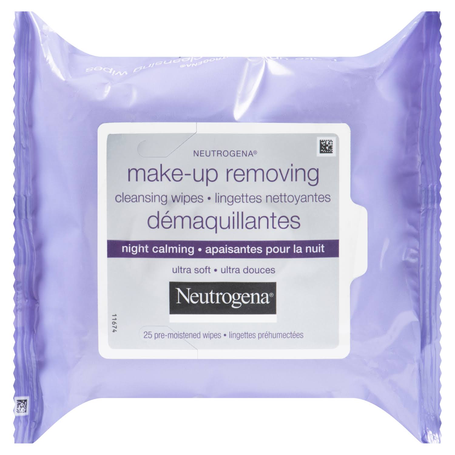 Neutrogena Make-Up Removing Cleansing Wipes Night Calming 25.0 Wipes
