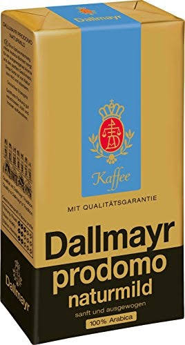 Dallmayr Prodomo Naturmild Ground Coffee, 8.8 Ounce
