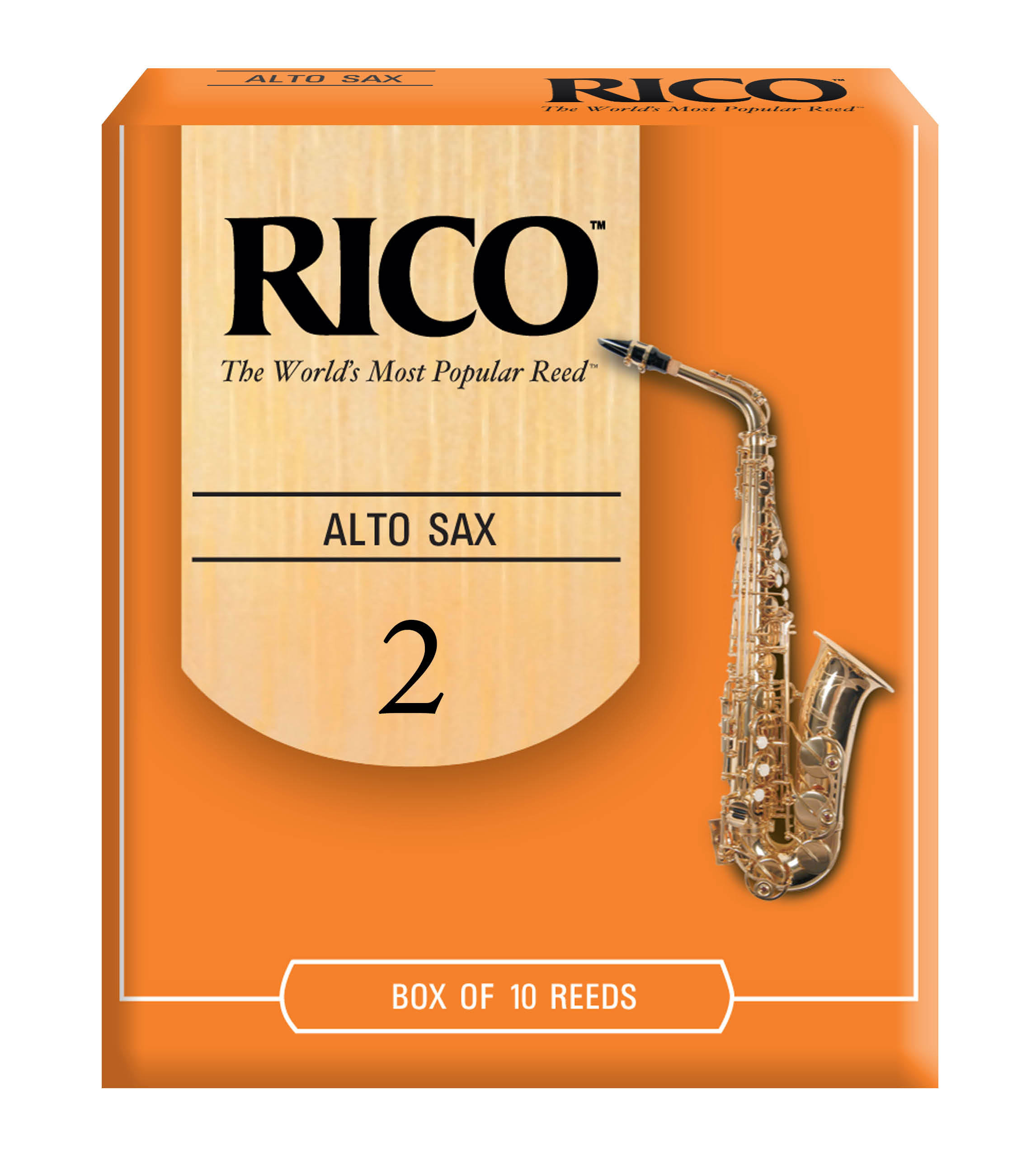 Rico Alto Sax Reeds - 10 Reed