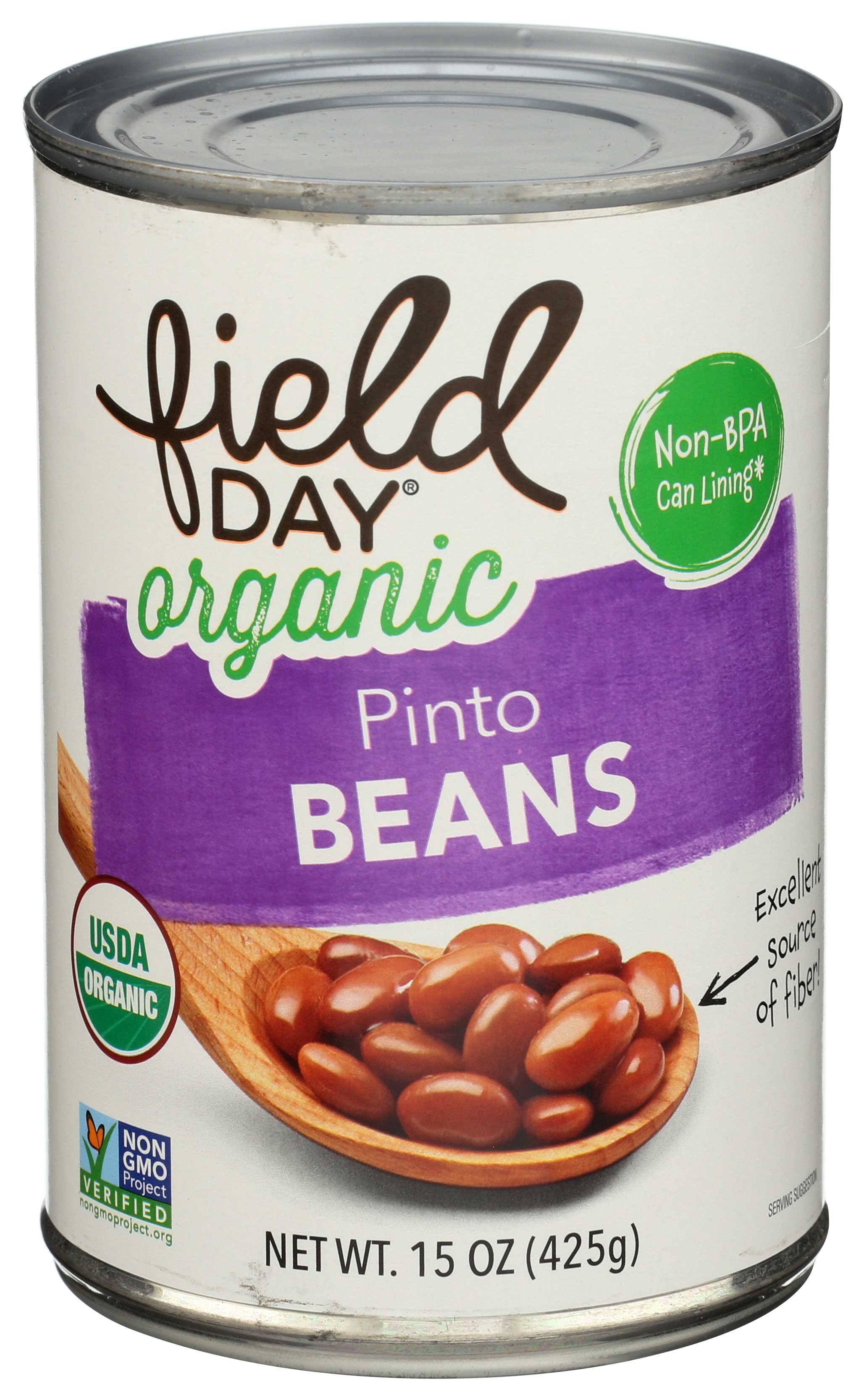 Field Day Pinto Beans - 12 pack, 15 oz cans