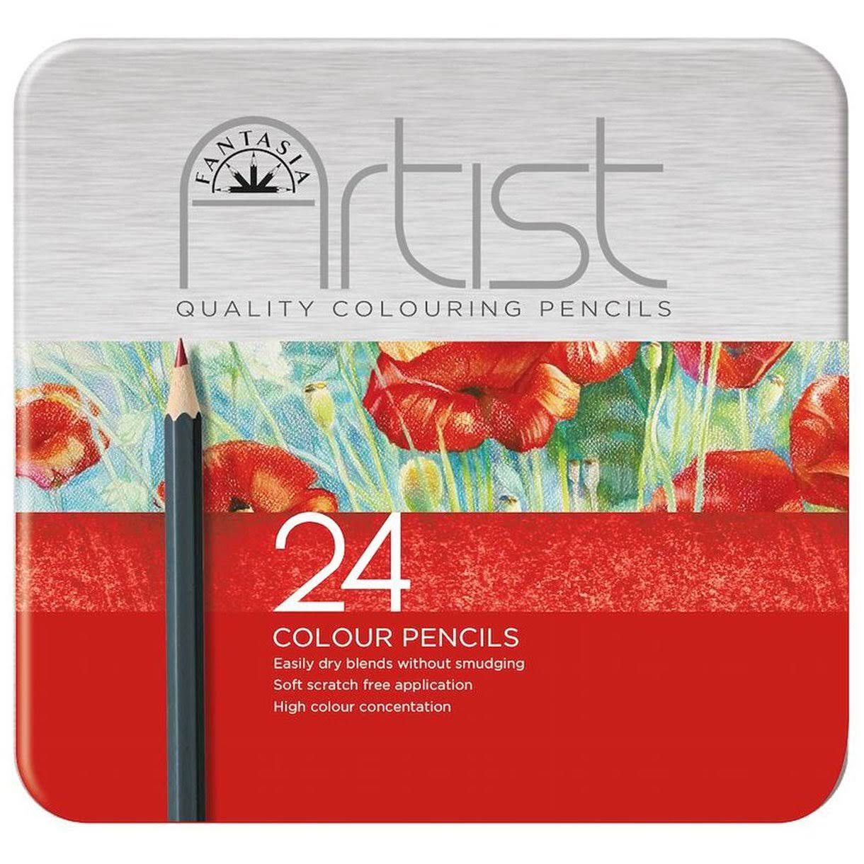 Fantasia Artist Premium Coloring Pencil Set - 24pc