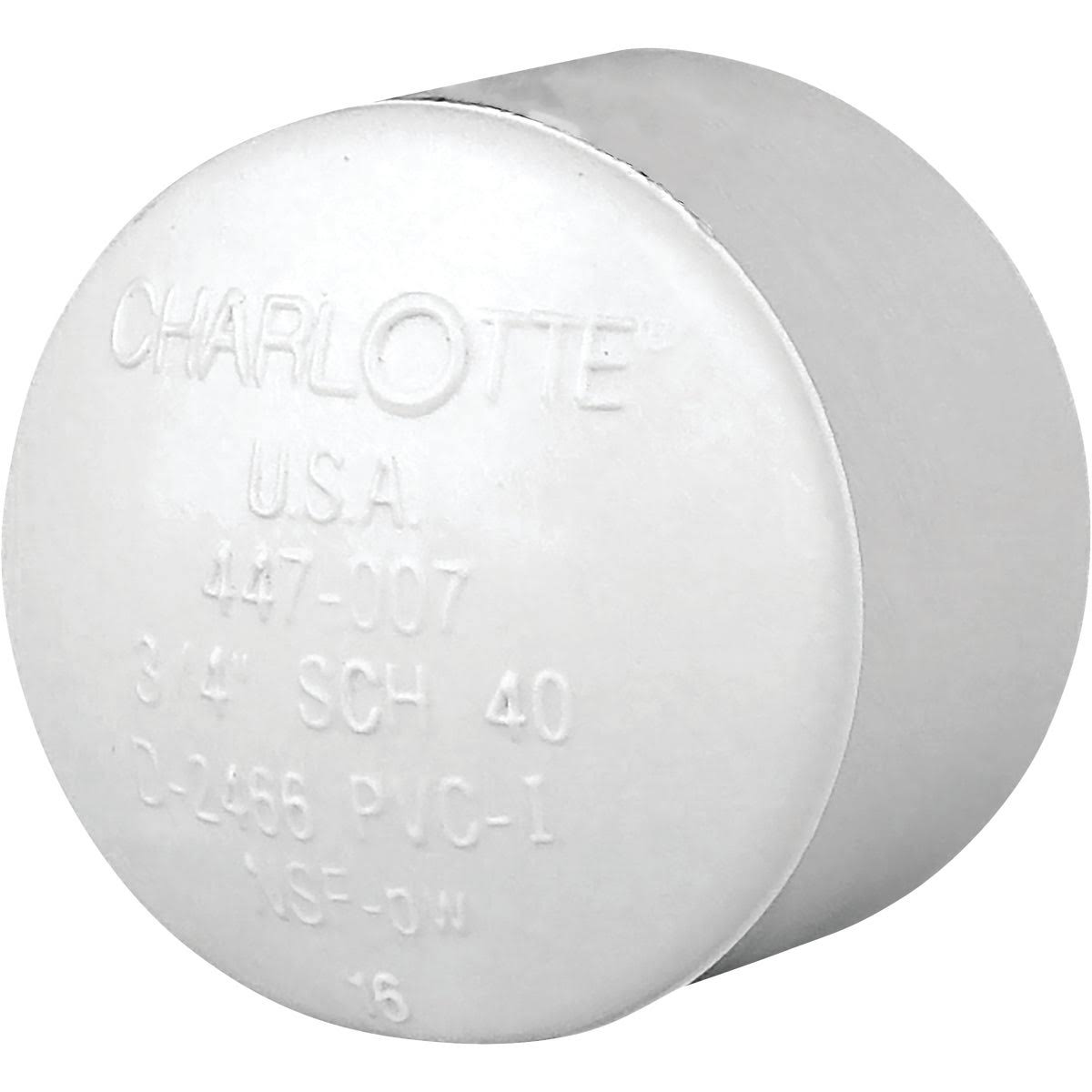 Charlotte Pipe PVC Socket Cap - 3/4"