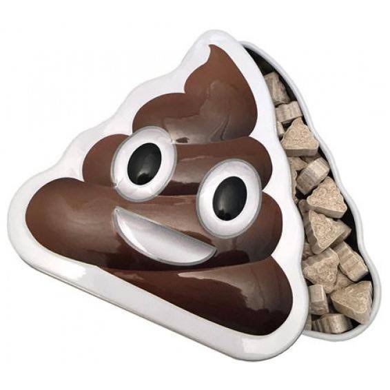 Boston America Poop Emoji Collectible Tin Candy - Vanilla