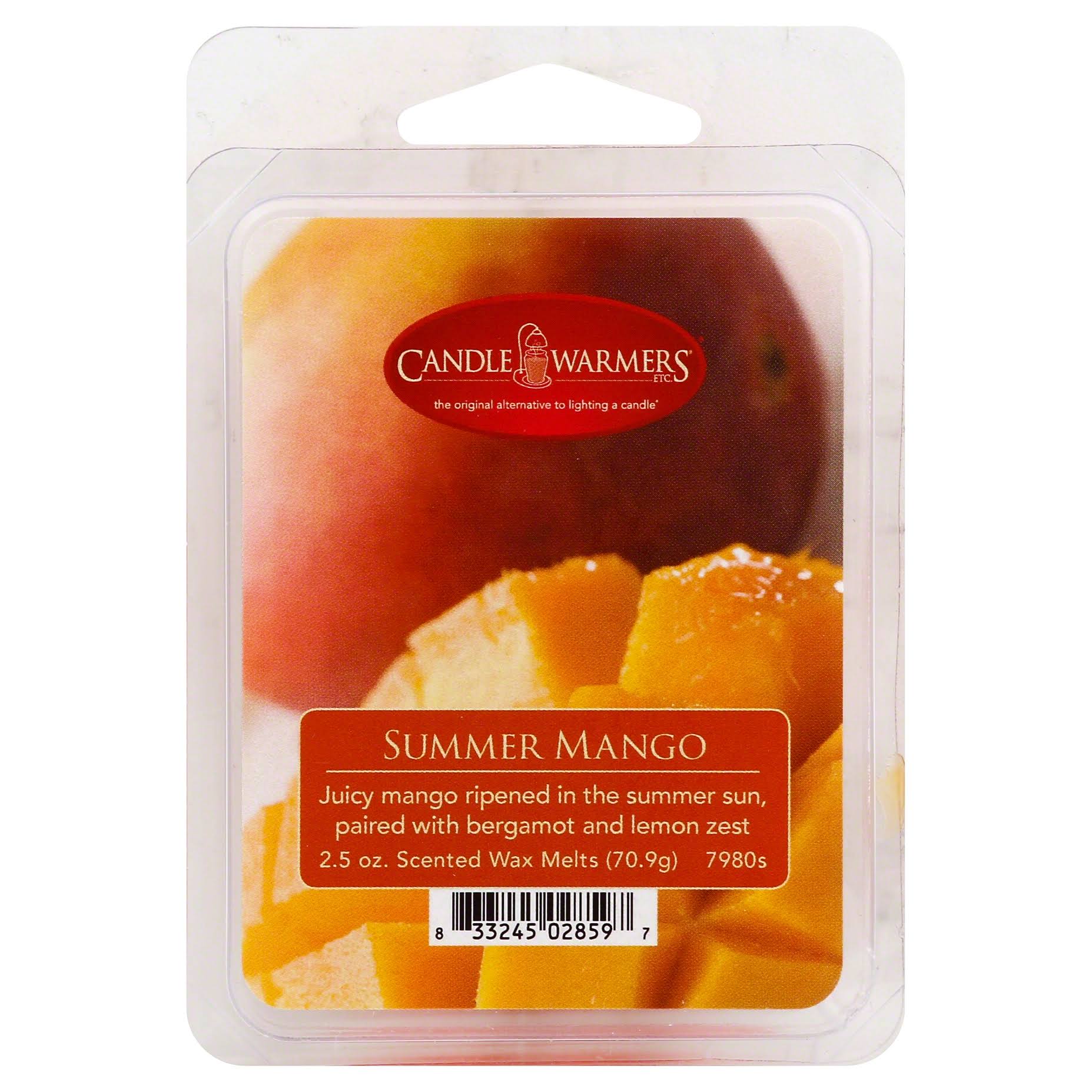 Candle Warmers Etc Wax Melts, Summer Mango - 2.5 oz