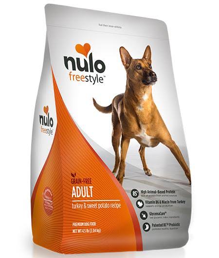 Nulo FreeStyle Grain Free Adult Dry Dog Food - Turkey & Sweet Potato, 24lb
