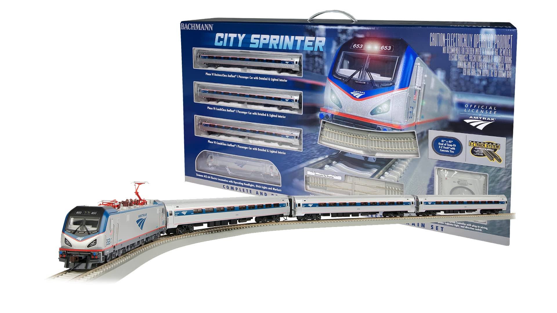 Track H0 - Bachmann starter pack Amtrak City Sprinter -- 772 New