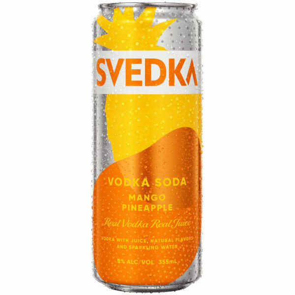 SVEDKA Vodka Soda Mango Pineapple