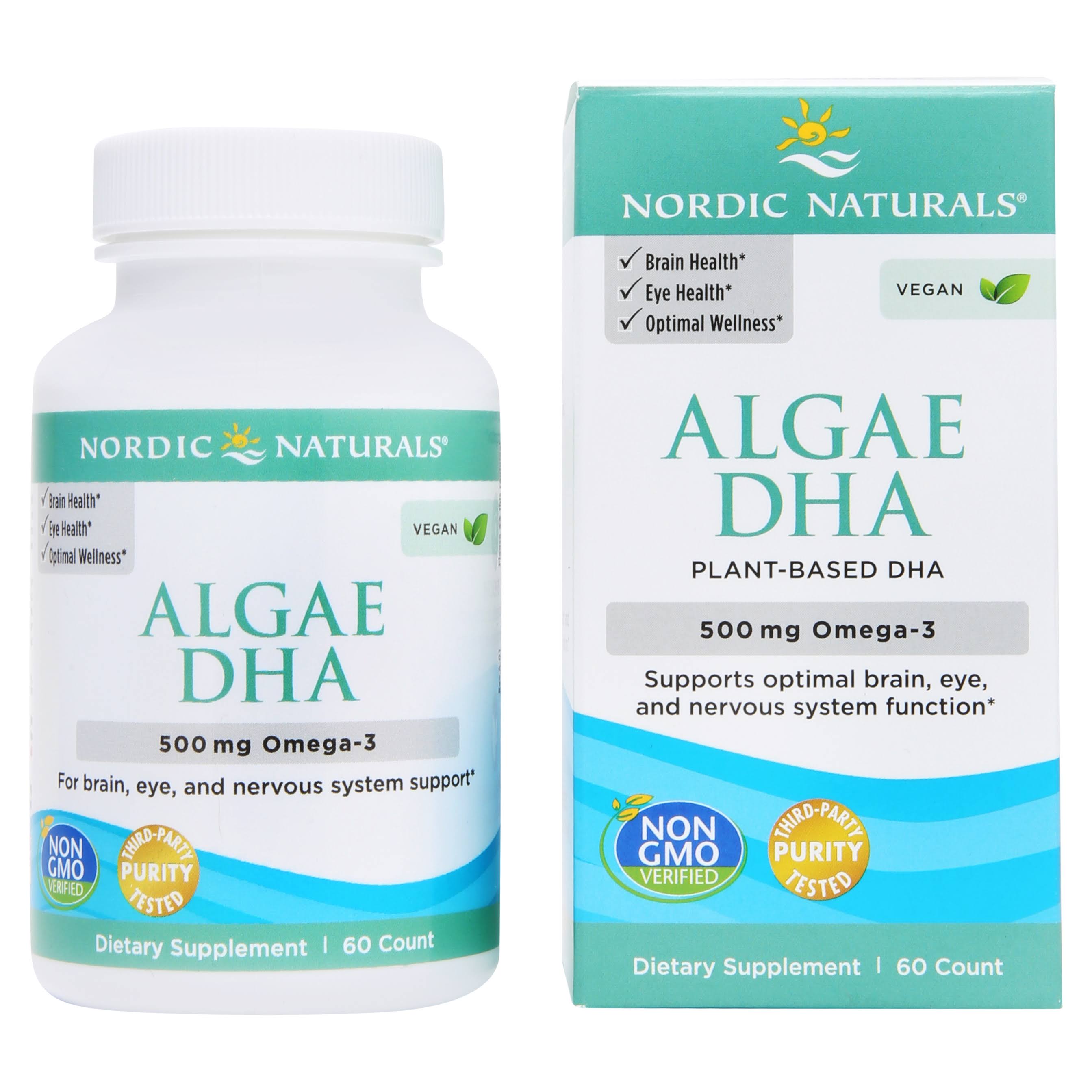 Nordic Naturals - Algae DHA - 60 Soft gels