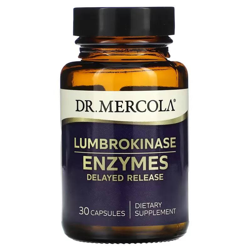 Dr Mercola Lumbrokinase Enzymes - 30 Capsules