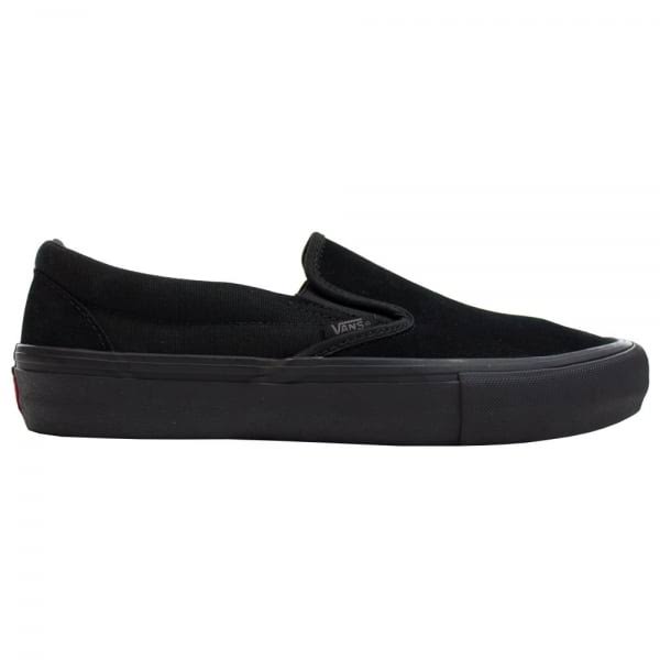 Vans Slip On Pro Shoe - Blackout Colour: Black, Size: 6.5