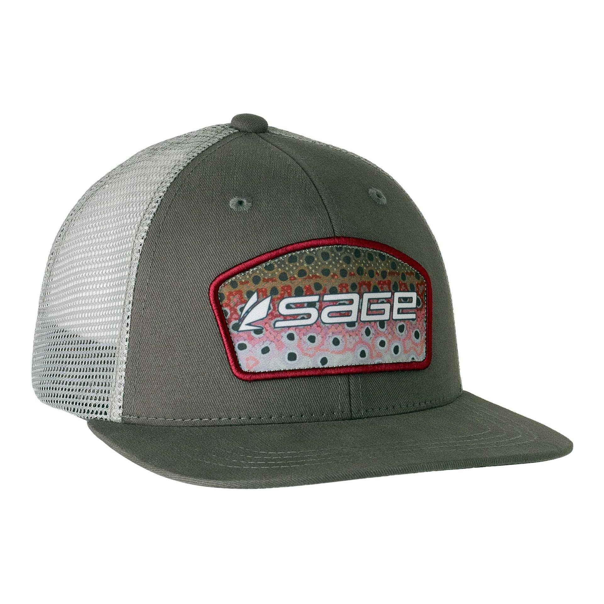 Sage Patch Trucker Hat - Brown Trout