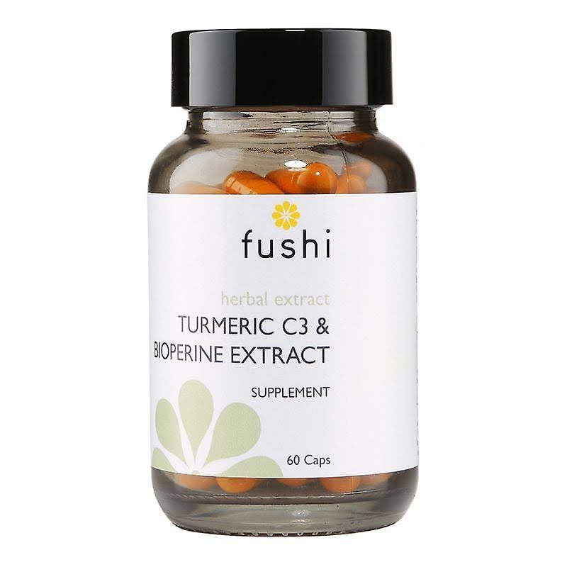 Fushi Turmeric C3 & BioPerine Extract High Strength Veg Caps - 60s