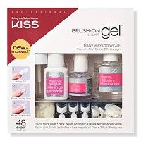 Kiss Nail Kit, Brush-On Gel