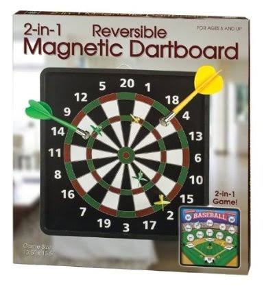Westminster Inc 2 in 1 Reversible Magnetic Dartboard - Standard and Baseball