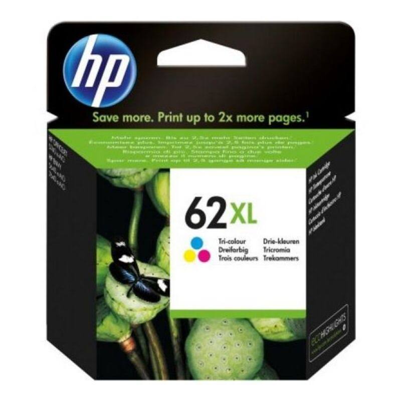 HP Printer Ink Cartridge - 62XL CMY