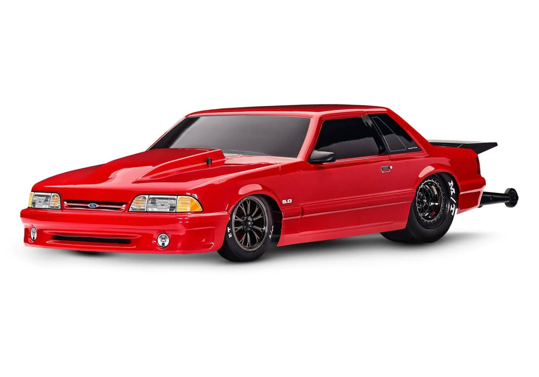 TRA94046-4RED Traxxas Ford Mustang 5.0 Drag Slash RTR - Red