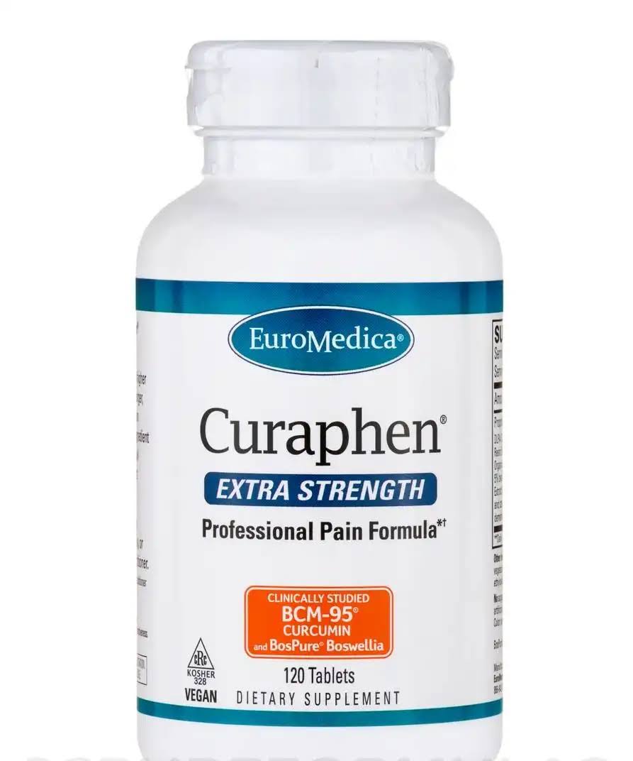EuroMedica Curaphen Extra Strength Dietary Supplement - 120ct