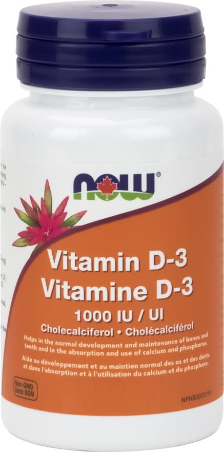 Now Vitamin D3 1000 UI Dietary Supplement - 90ct