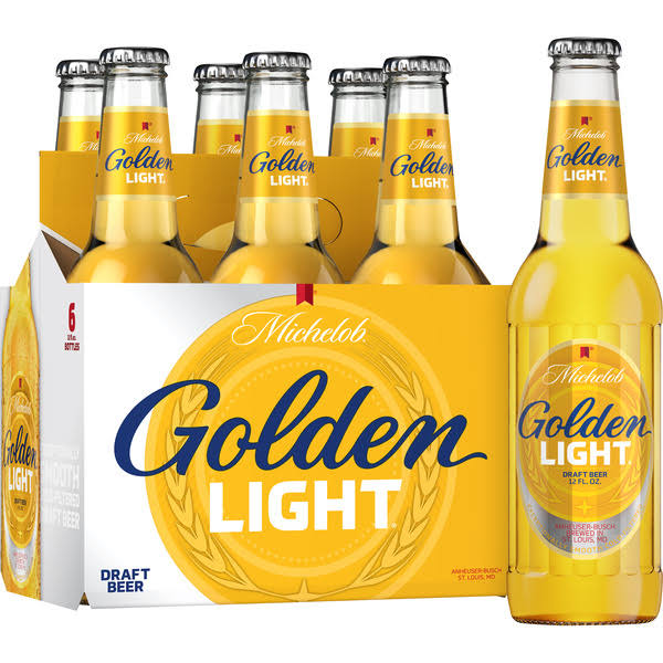 Michelob Golden Light Draft Beer - 12oz, 6 Pack