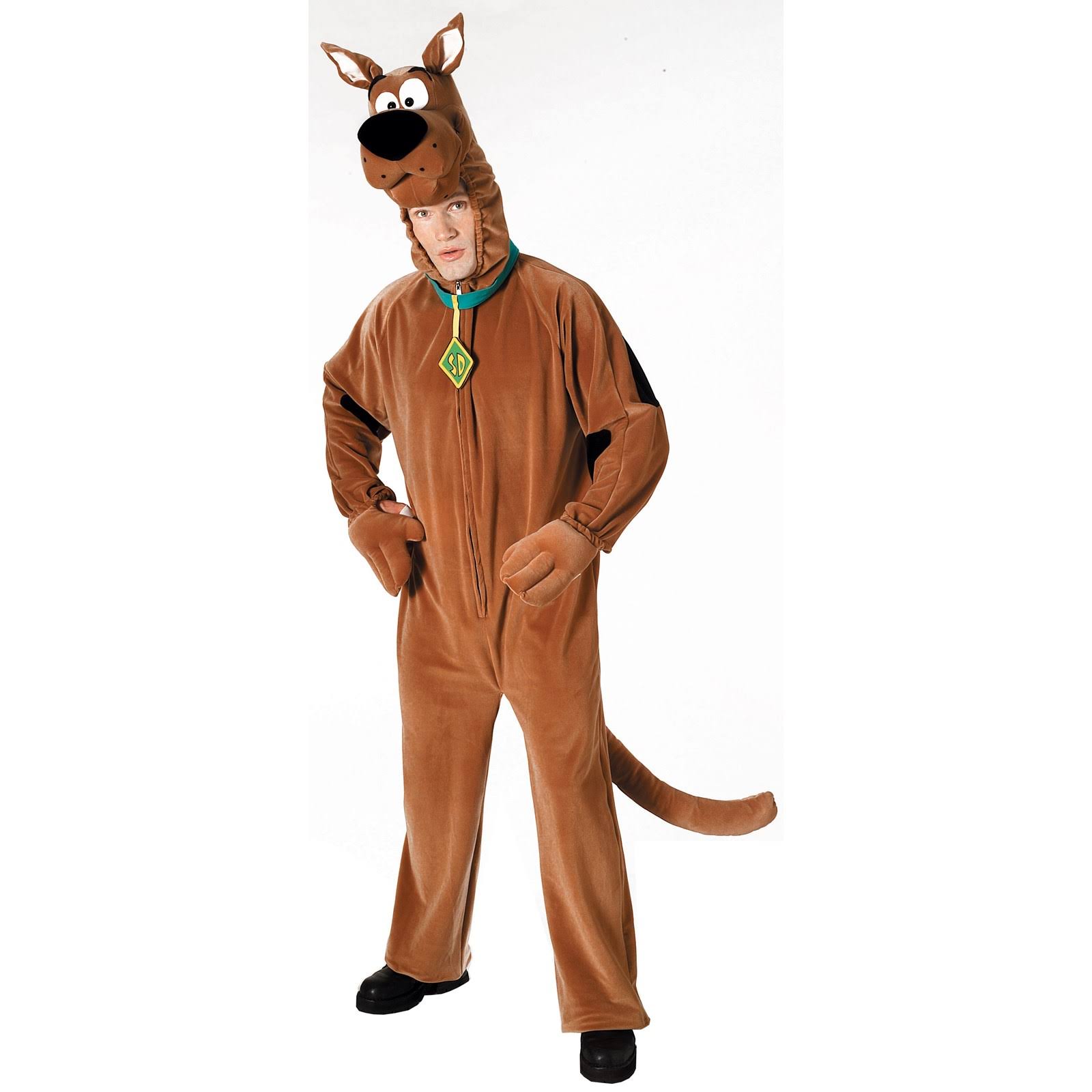 Rubie's Costume Men's Scooby-Doo Plush Deluxe, Brown, OS