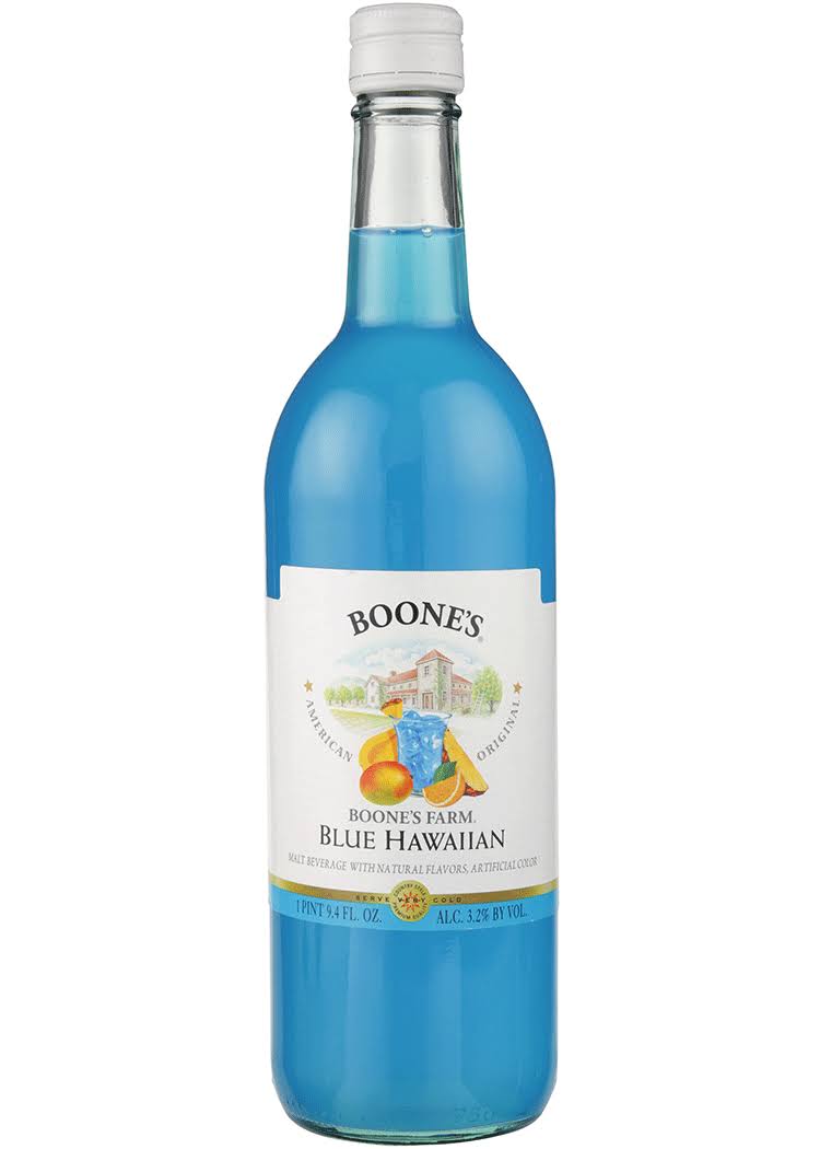 Boone's Blue Hawaiian Flavored Apple Wine