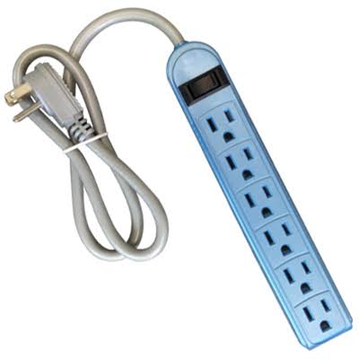 6 Outlet Me/power Strip